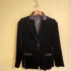 Georgio Armani Black Velvet evening jacket